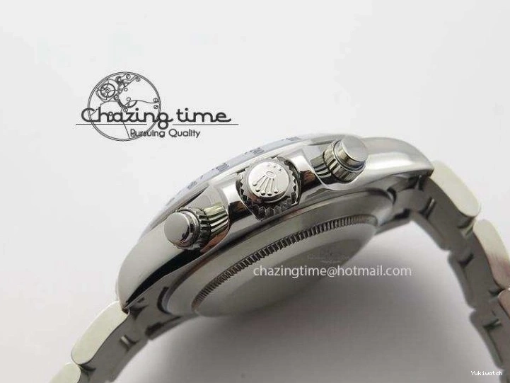 JF Sec@9 Bracelet Edition On Daytona A7750 Dial SS 116520 Black 0314